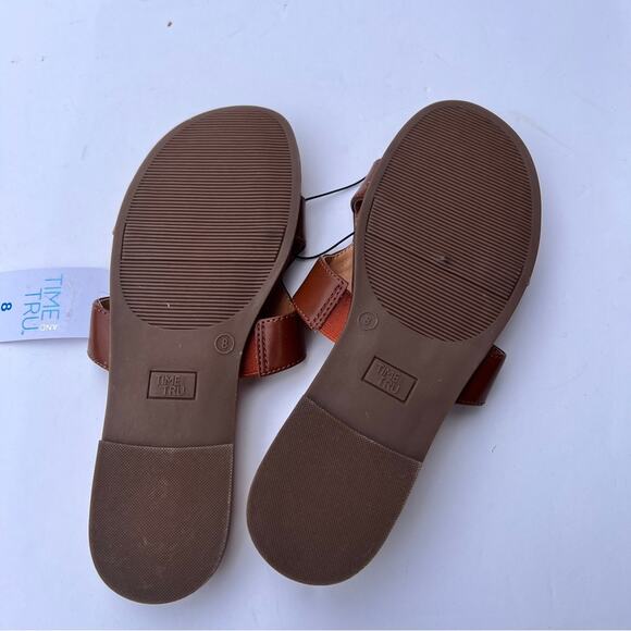 Time and Tru Women's Slip On Low Heel Sandals  NWT Sz 8 - Picture 7 of 13